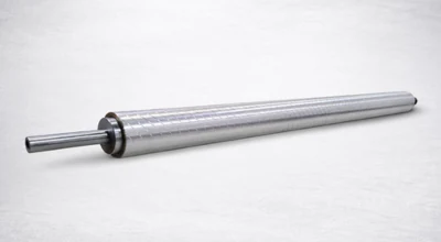 Galvanized steel roller for aluminium extrusion run-out table